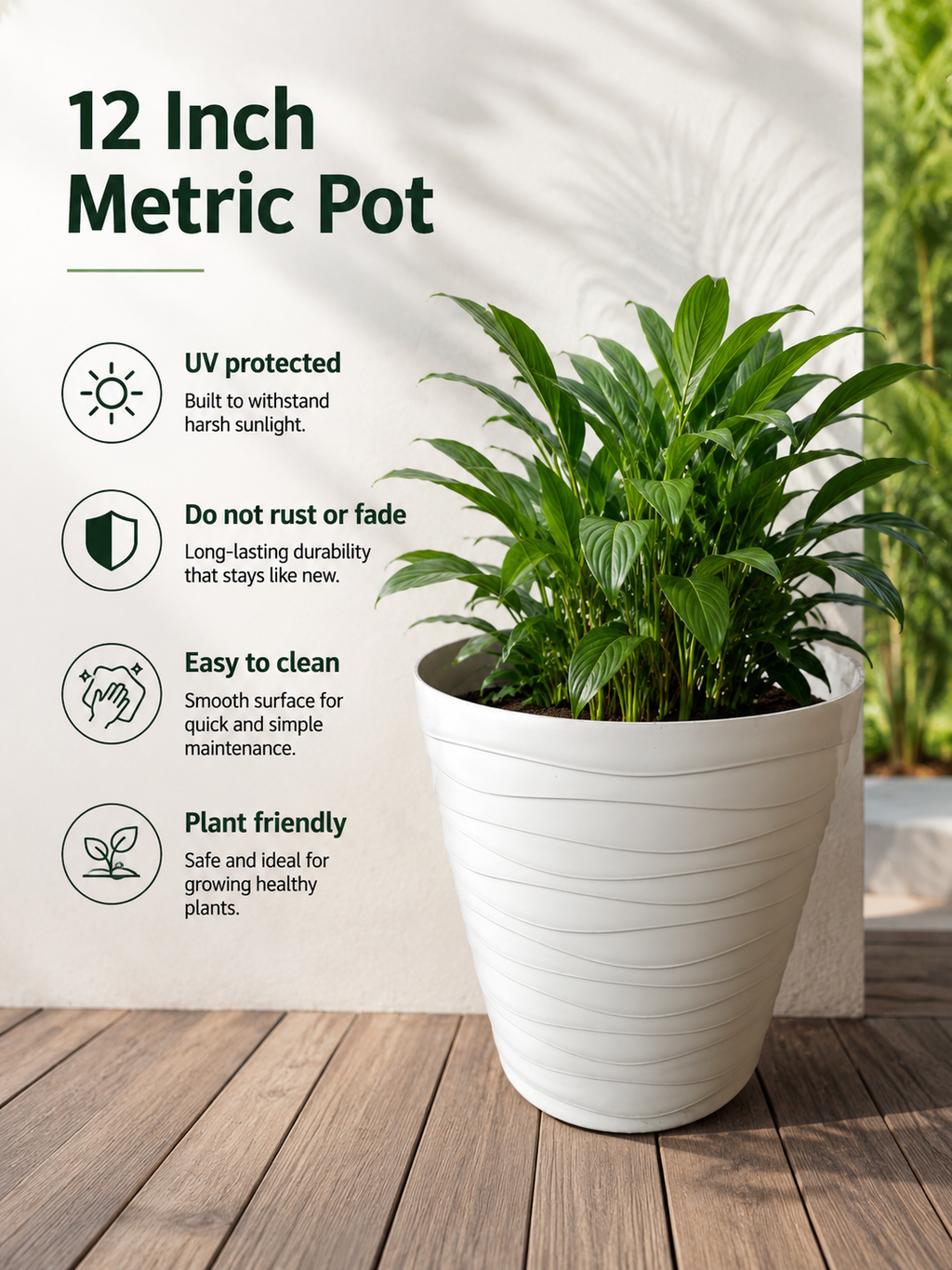 12 Inch Metric Pot (Pack of 5)