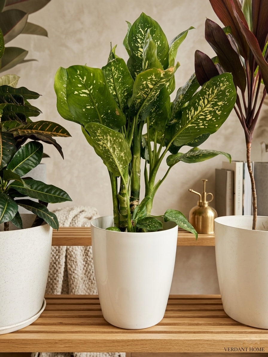 12 Inch Tower Pots, Whte (Pack of 6)